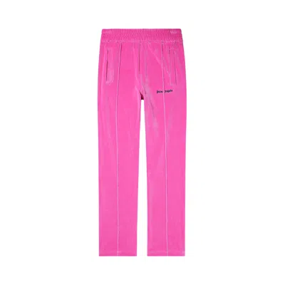 PALM ANGELS PALM ANGELS VELVET TRACK PANTS 'PINK' | MEN'S SIZE L