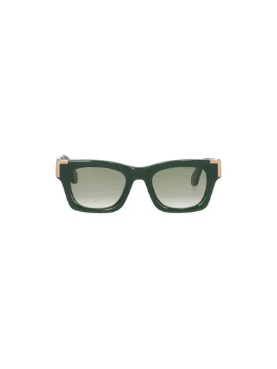 PALM ANGELS PALM ANGELS WESTPORT SUNGLASSES GREEN GRADIENT GREEN
