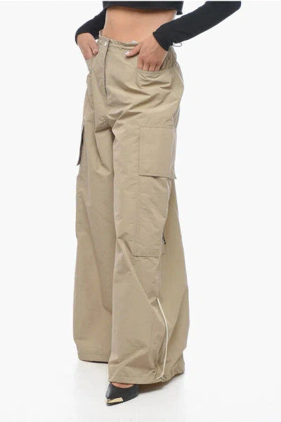 PALM ANGELS Wide Leg Fit PARACHUTE Cargo Pants