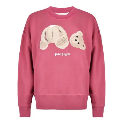 PALM ANGELS (WMNS) Palm Angels Teddy Bear Sweatshirt 'Punch Pink'