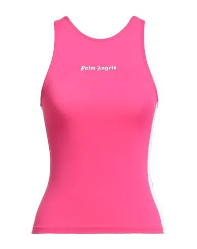 PALM ANGELS PALM ANGELS WOMAN TOP FUCHSIA SIZE XS POLYAMIDE, ELASTANE, POLYESTER
