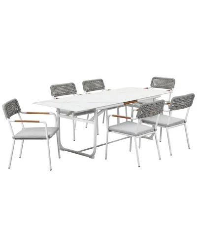 PANGEA HOME PANGEA HOME DEAN 7PC OUTDOOR DINING SET