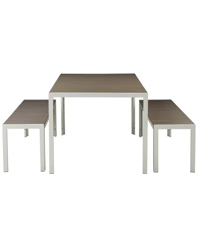 PANGEA HOME PANGEA HOME INDOOR/OUTDOOR BREEZE 3PC DINING SET