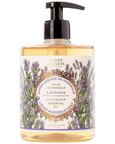 PANIER DES SENS DISCONTINUED PANIER DES SENS LAVENDER LIQUID MARSEILLE SOAP 16.9OZ & EXTRA-GENTLE SOAP 5.3OZ