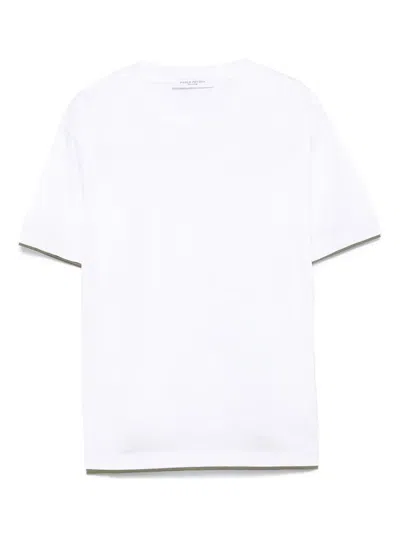 PAOLO PECORA CONTRASTING-TRIM T-SHIRT