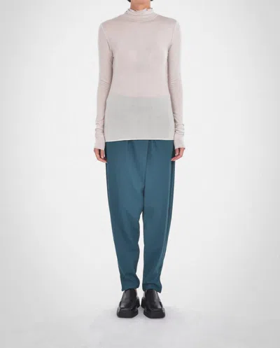 PAPER LABEL ANDIA ROLL NECK TOP IN OATMEAL