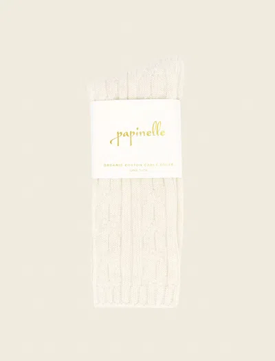 PAPINELLE CABLE COTTON SOCKS