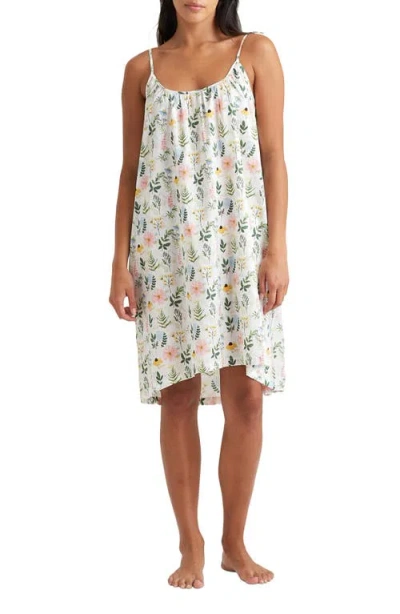 PAPINELLE PAPINELLE DELPHINE STRAPPY COTTON SATEEN NIGHTGOWN