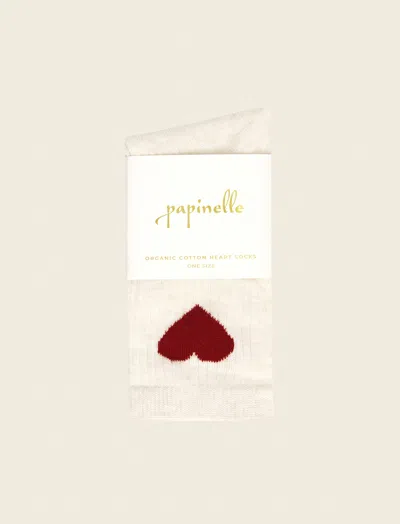 PAPINELLE HEART ORGANIC COTTON SOCKS
