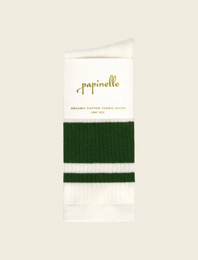 PAPINELLE STRIPE TENNIS SOCKS