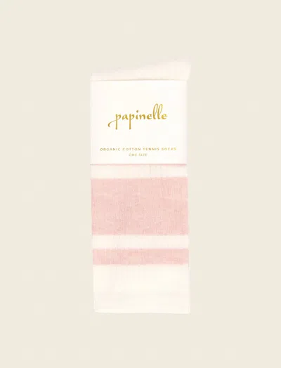 PAPINELLE STRIPE TENNIS SOCKS