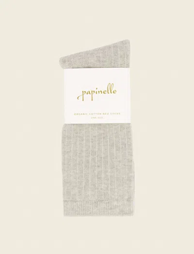 PAPINELLE ORGANIC COTTON RIB SOCKS