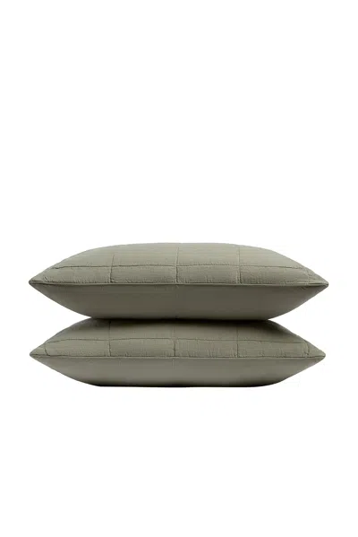 PARACHUTE LINEN BOX QUILTED SHAM SET