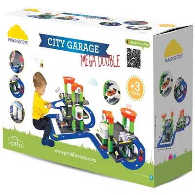 PARADISO TOYS DOUBLE MEGA CITY GARAGE PLAYSET