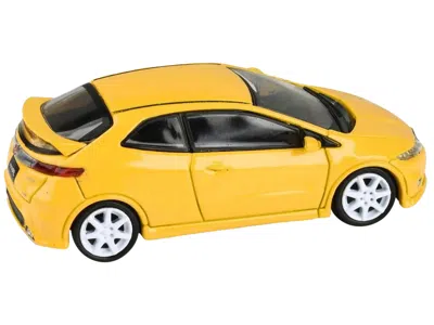 PARAGON 2007 HONDA CIVIC TYPE R FN2 SUNLIGHT YELLOW 1/64 DIECAST MODEL CAR BY PARAGON MODELS
