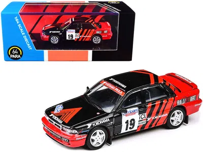 PARAGON MITSUBISHI GALANT VR-4 #19 "YOKOHAMA" LOMBARD R. A.C. RALLY (1992) 1/64 DIECAST MODEL CAR BY PARAGON