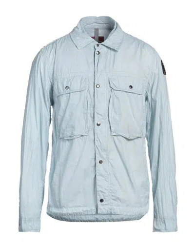 PARAJUMPERS PARAJUMPERS MAN JACKET SKY BLUE SIZE L POLYAMIDE