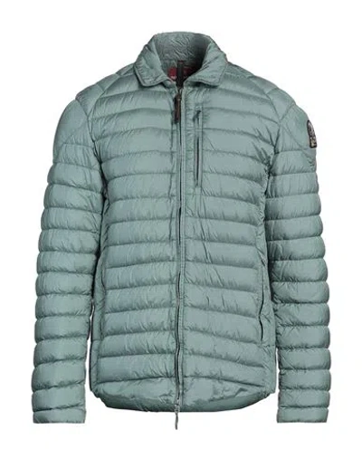 PARAJUMPERS PARAJUMPERS MAN PUFFER SAGE GREEN SIZE L POLYAMIDE