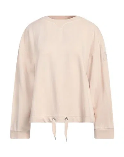 PARAJUMPERS PARAJUMPERS WOMAN SWEATSHIRT BEIGE SIZE L COTTON, VISCOSE