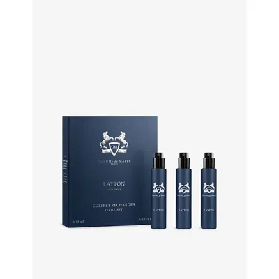 PARFUMS DE MARLY NS LAYTON REFILL PARFUM GIFT SET 3 X 10ML