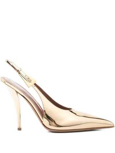 PARIS TEXAS 100MM SLINGBACK POINTED-TOE PUMPS