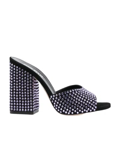 PARIS TEXAS PARIS TEXAS EMBELLISHED SLIP-ON MULES