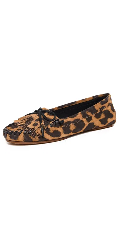 PARIS TEXAS INDIANA LOAFERS NATURAL LEOPARD