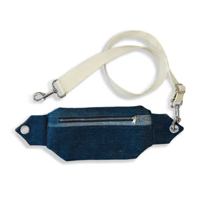 PARK + COOP WOMEN'S BLUE THE BRONX CROSSBODY BAG