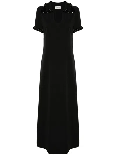 P.A.R.O.S.H EMBROIDERED LONG DRESS