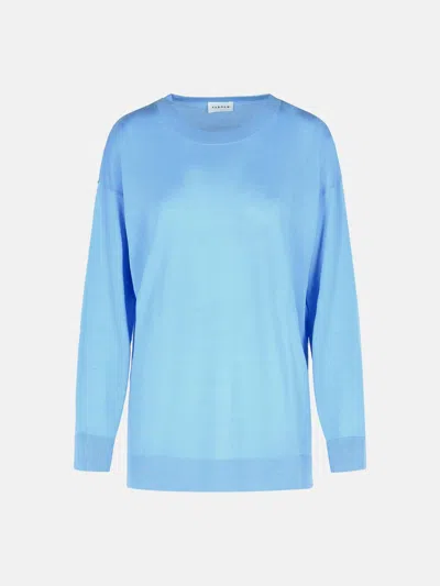 P.A.R.O.S.H 'OVER' SWEATER IN LIGHT BLUE WOOL BLEND