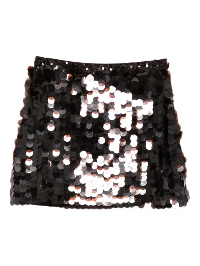 P.A.R.O.S.H SEQUIN-EMBELLISHED MINI SKIRT