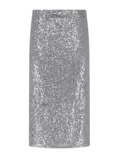 P.A.R.O.S.H SEQUIN MIDI SKIRT