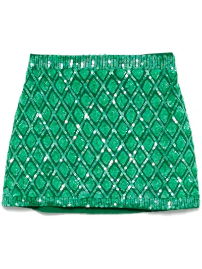 P.A.R.O.S.H SEQUINNED MINI SKIRT