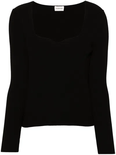 P.A.R.O.S.H SQUARE-NECK SWEATER