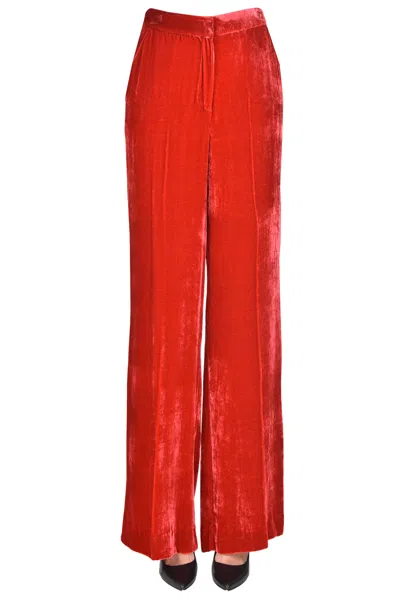 P.A.R.O.S.H VELVET TROUSERS