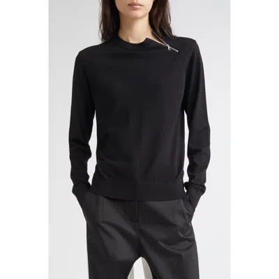 PARTOW PARTOW BEA ZIP VIRGIN WOOL SWEATER