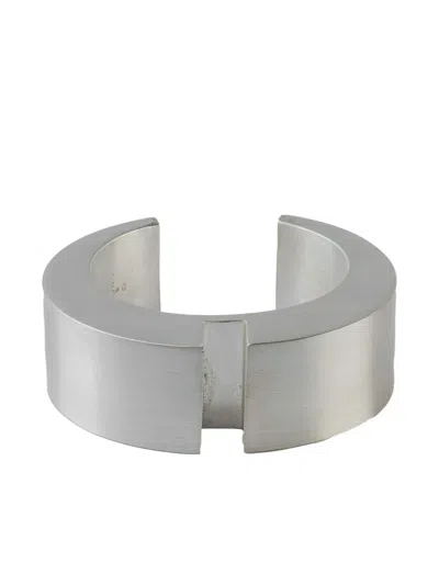 PARTS OF FOUR STERLING SILVER CRESCENT RIFT BRACELET