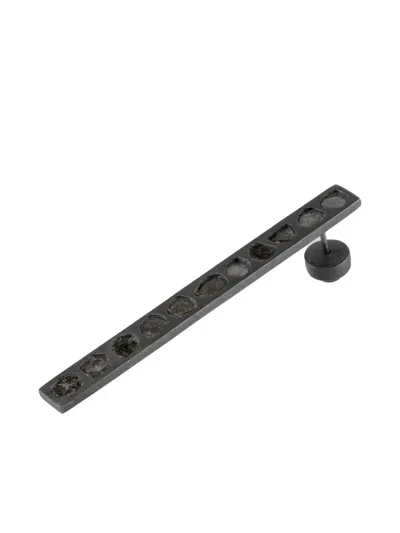 PARTS OF FOUR STERLING-SILVER PLATE DIAMOND EARRING