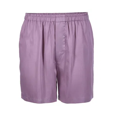 PASITHEA SLEEP PINK MEN'S BAMBOO LYOCELL BOXER SHORT - AUBERGINE - TWO PACK