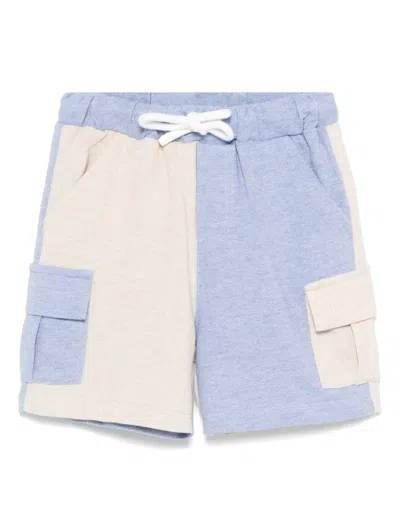 PATACHOU COLOUR-BLOCK CARGO SHORTS