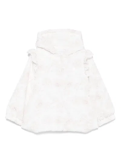 PATACHOU FLORAL-PRINT PADDED COAT