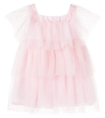 PATACHOU POLKA-DOT TULLE DRESS