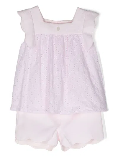 PATACHOU SCALLOPED-EDGE TWO-PIECE SET