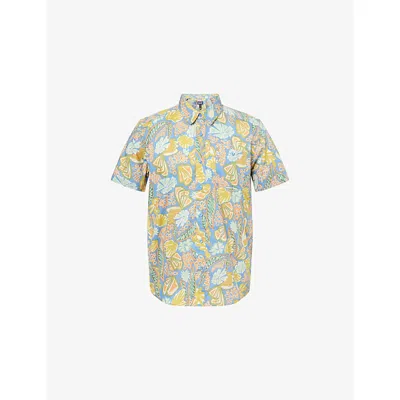 PATAGONIA MENS PATAGONIA GO-TO PRINTED COTTON-BLEND SHIRT