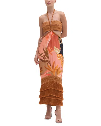 PATBO PATBO BANANIER ROPE TRIM MAXI DRESS