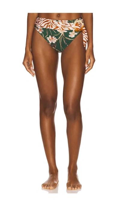 PATBO BOTANIC RETRO HIGH WAIST BIKINI BOTTOM