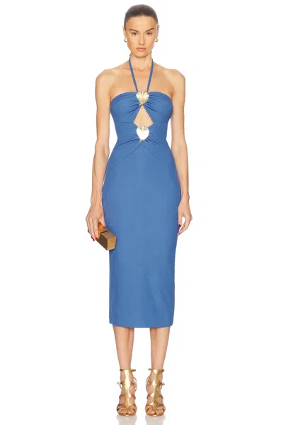 PATBO MERIAN KNIT HALTER DRESS