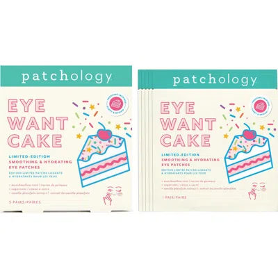 PATCHOLOGY PATCHOLOGY EYE WANT CAKE SMOOTHING & HYDRATING 5-PACK EYE PATCHES