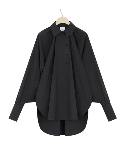 PATOU PATOU ARTIST GATHERED NECKLINE SHIRT