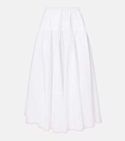 PATOU COTTON MIDI SKIRT